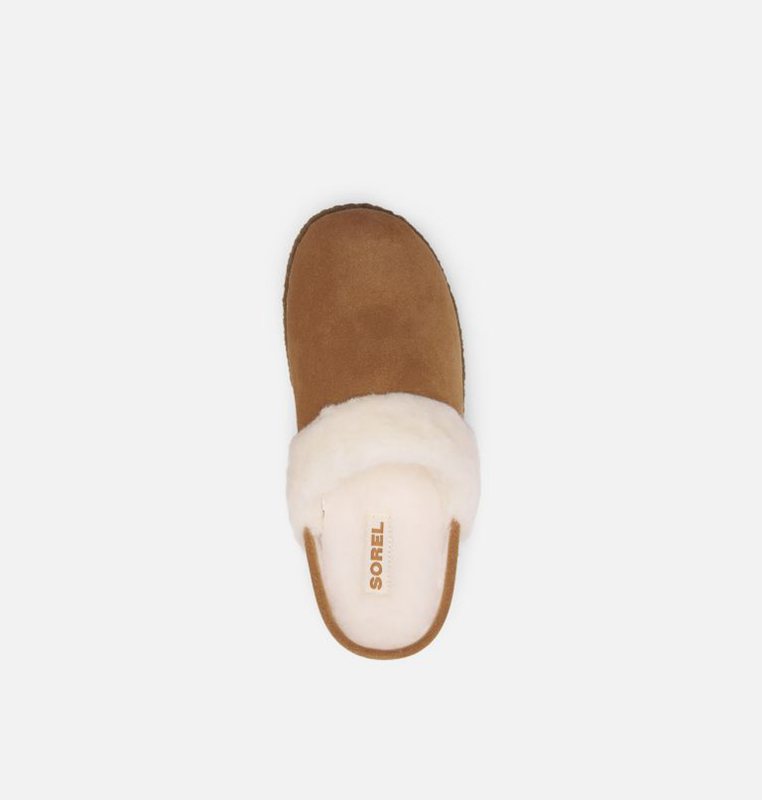 Womens Slippers Brown/Beige - Sorel Nakiska™ II - 203-NUKJYL